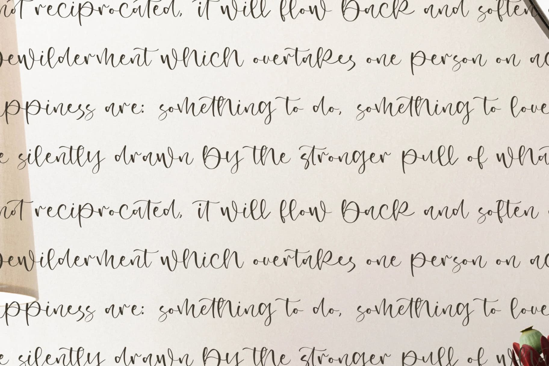 Preview 9 for Kamikase – Modern Handwritten Font