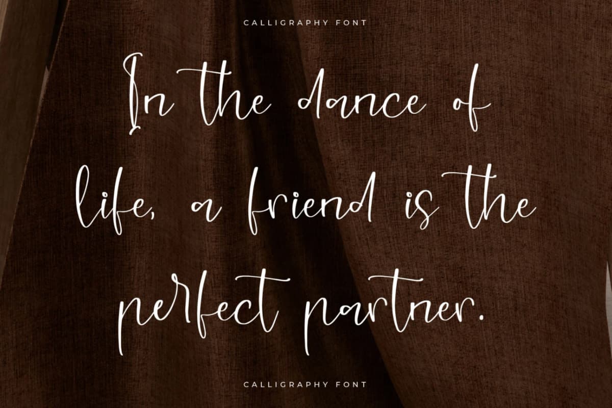 Silhuettes Girlstar – Handwritten Font font preview 5