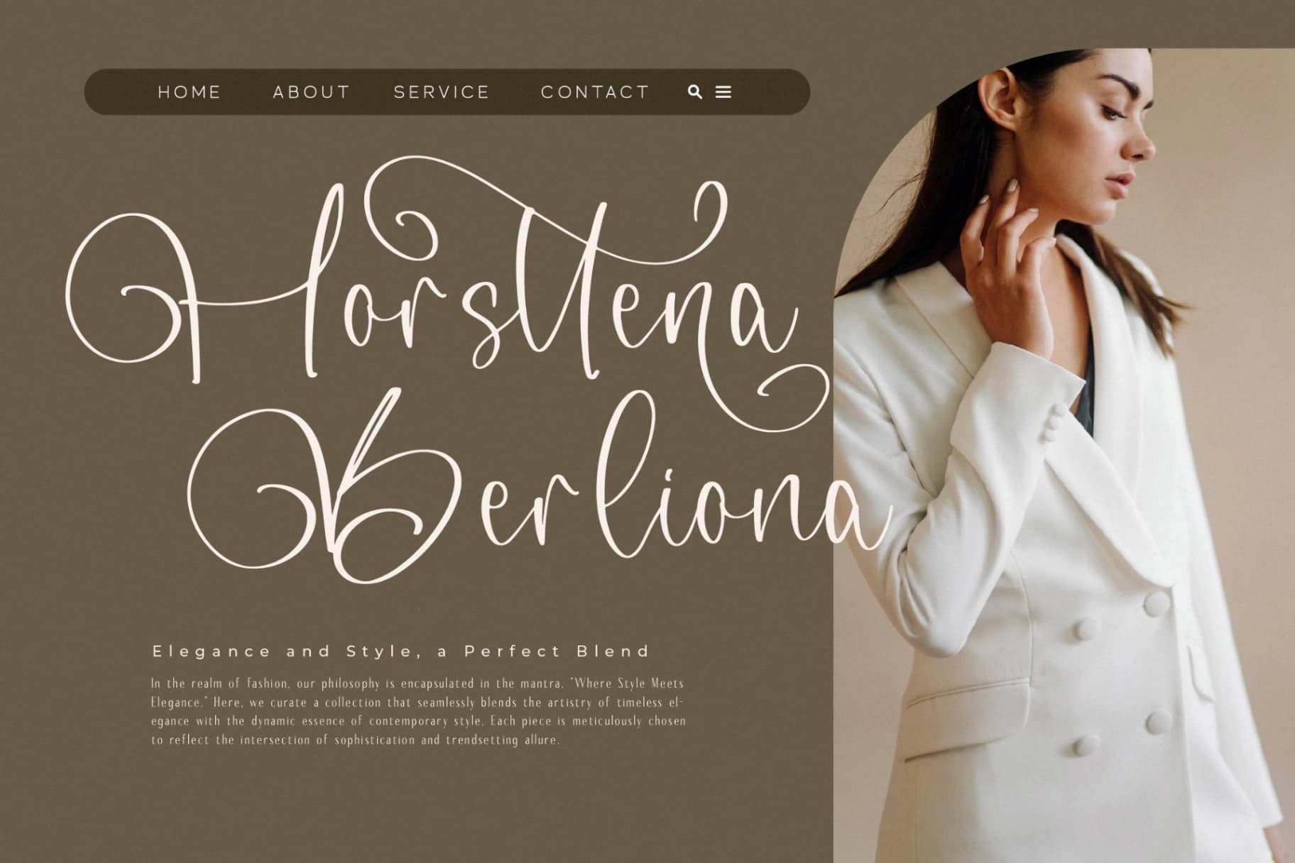 Preview 5 for Moonttima Goldfesta – Modern Handwritten Font