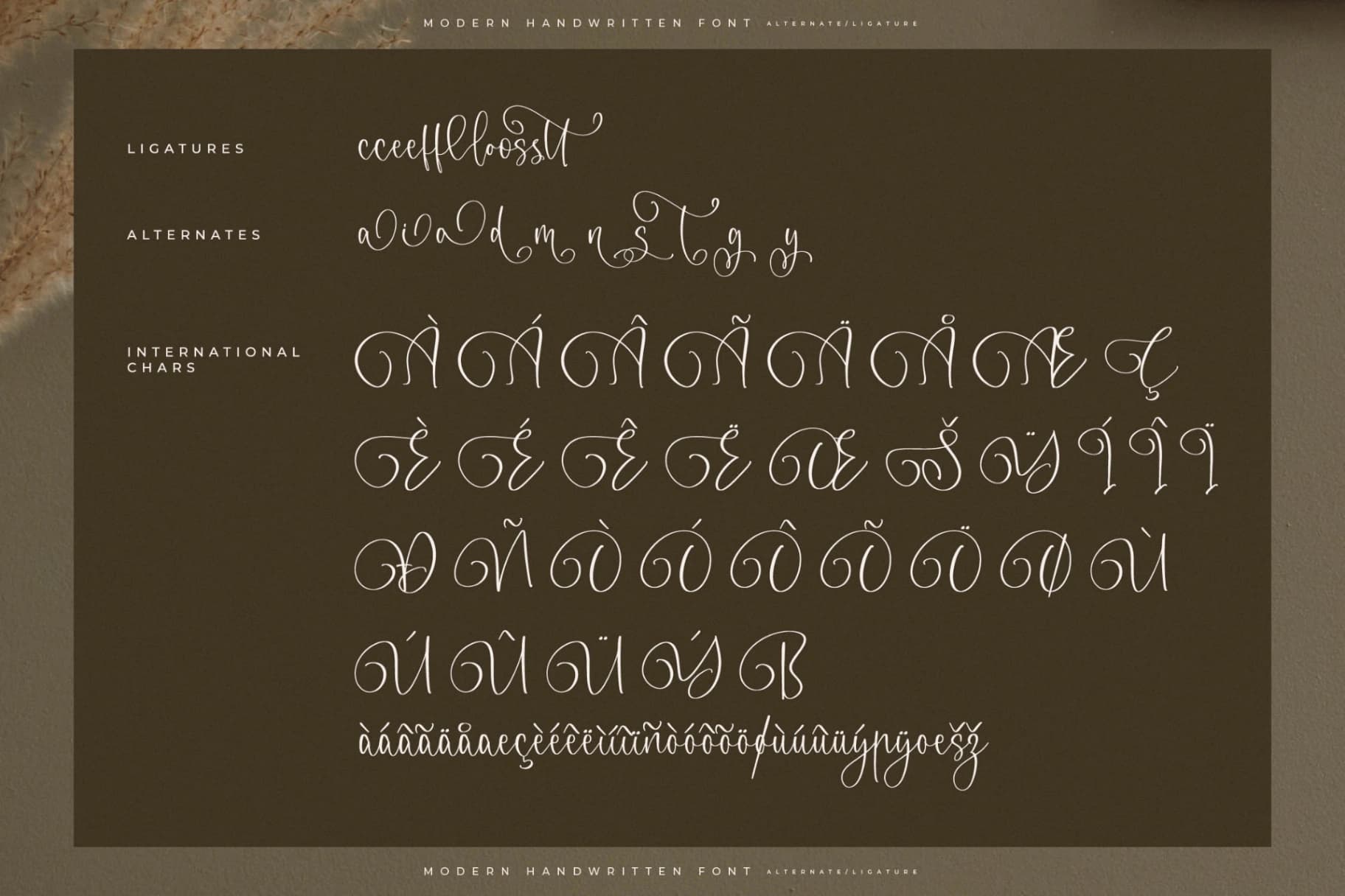 Preview 14 for Moonttima Goldfesta – Modern Handwritten Font