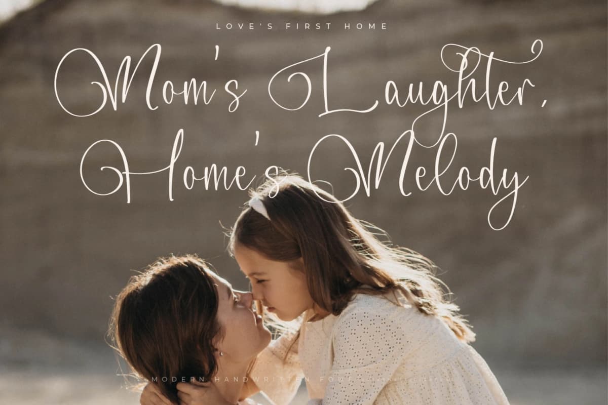 Preview 8 for Moonttima Goldfesta – Modern Handwritten Font