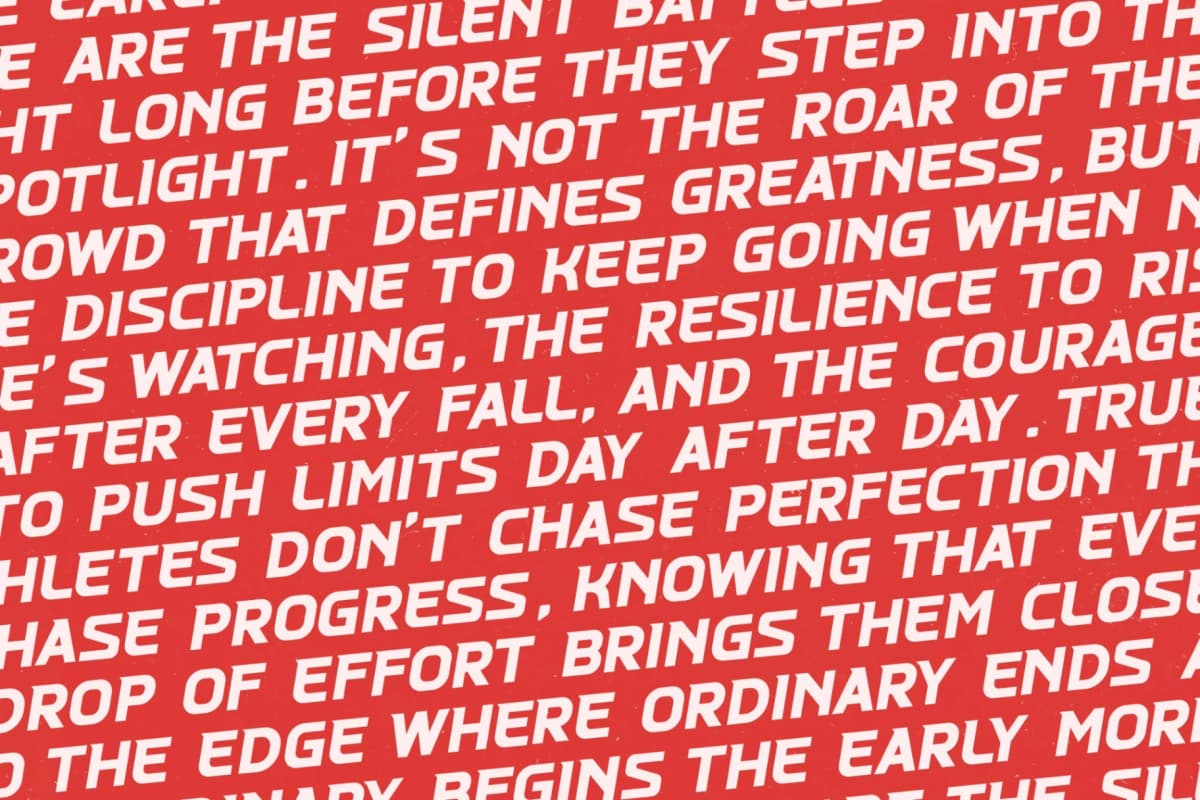Preview 11 for Corsa Rustin - Futuristic Sporty Font