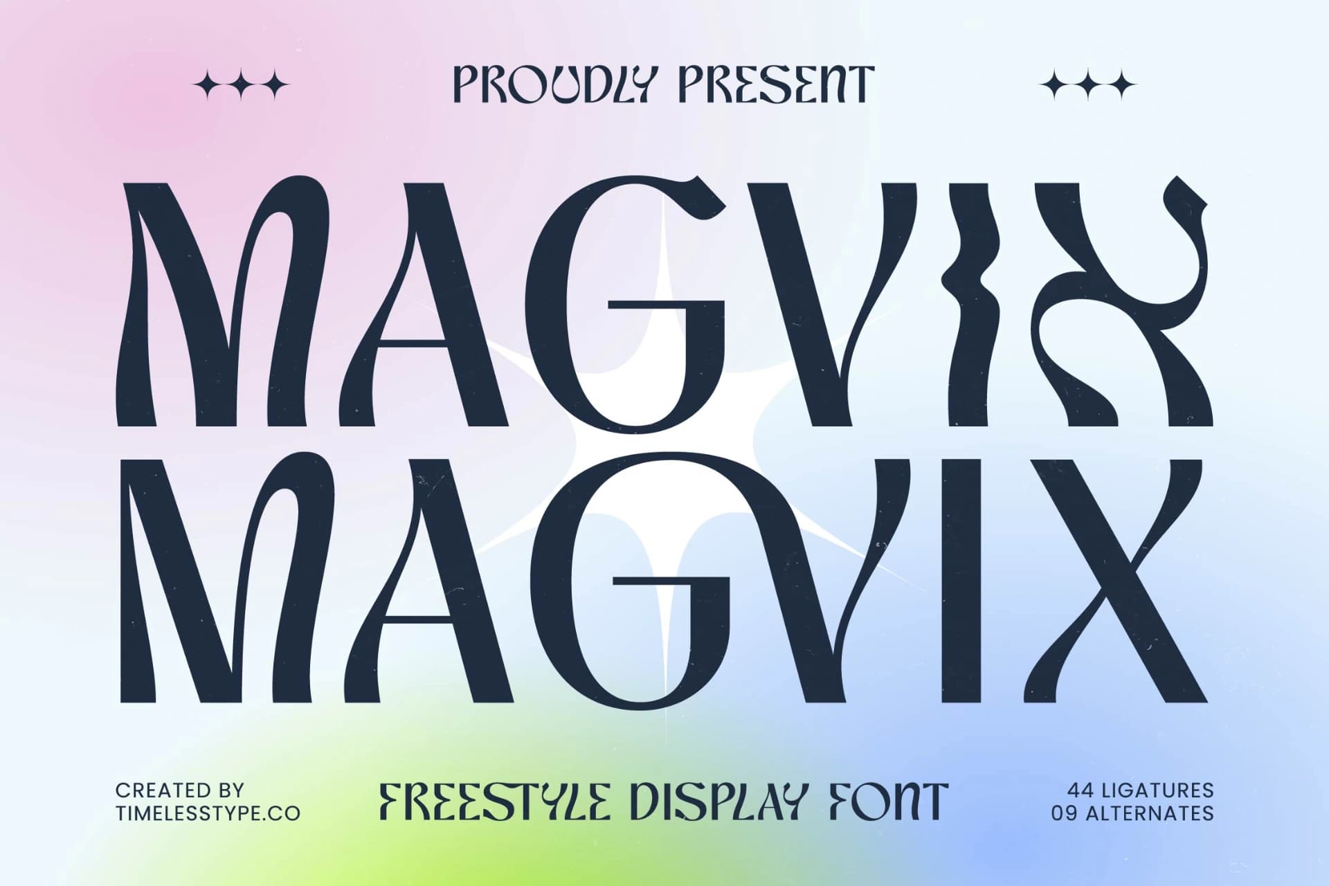 Preview 1 for Magvix - Freestyle Display Font