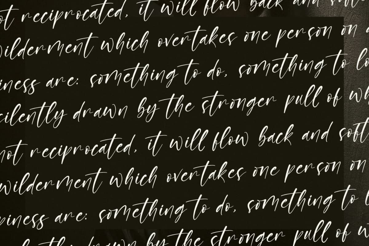 Boldatope – Modern Signature Font font preview 9