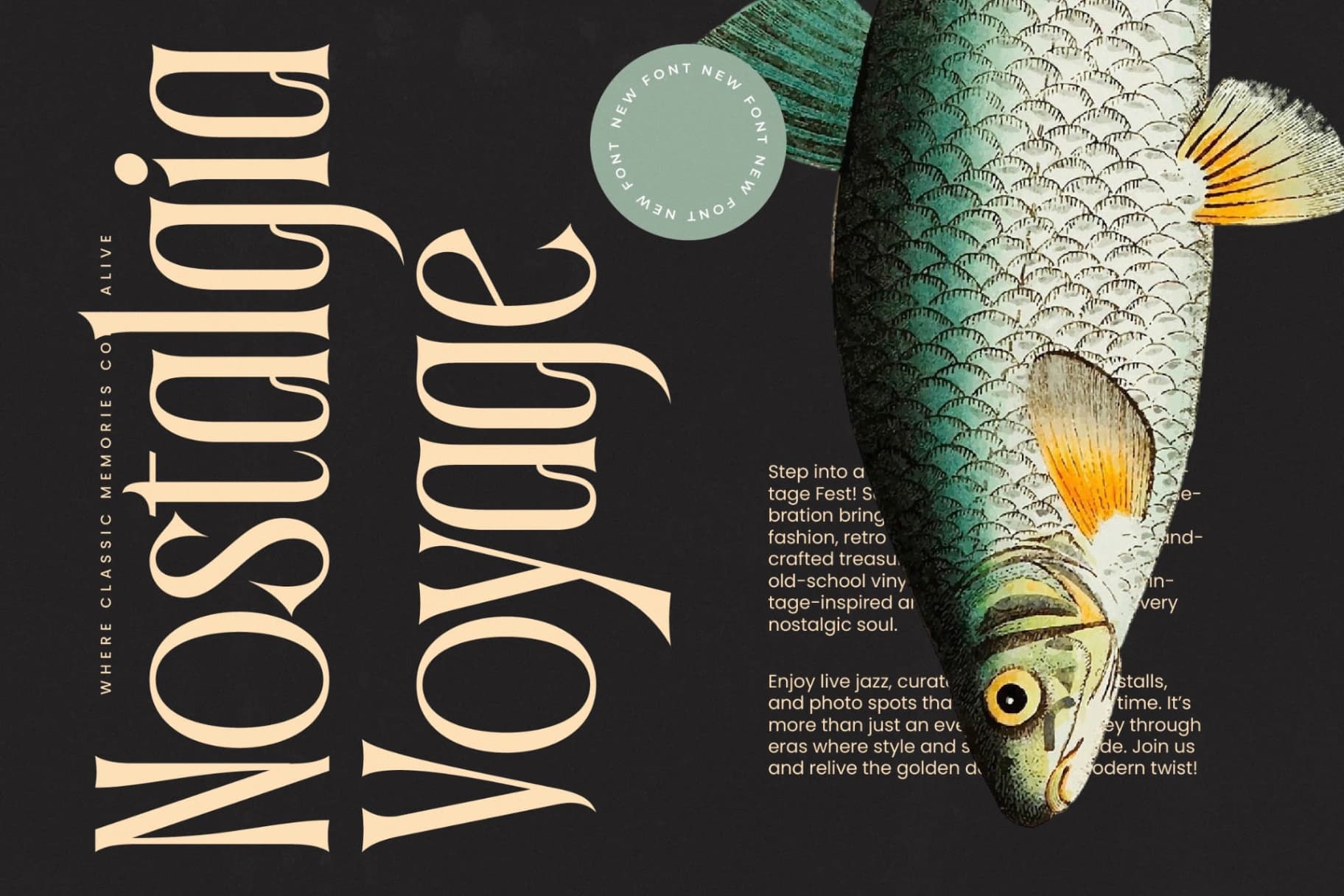 Preview 7 for Garugis - Modern Display Serif Font