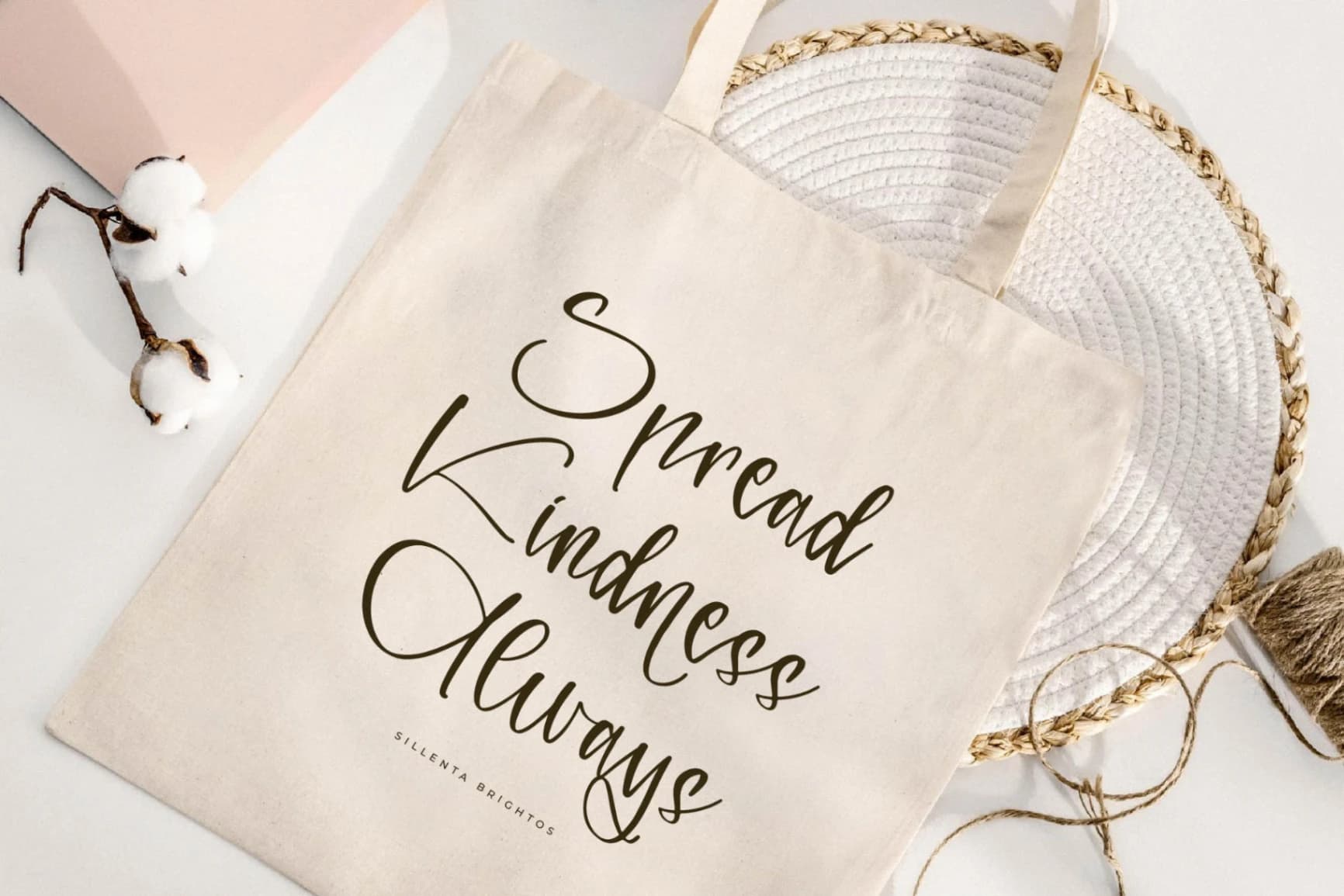 Preview 4 for Sillenta Brighten – Modern Handwritten Font
