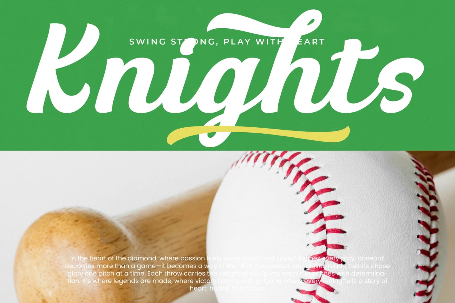 Preview 11 for America League - Modern Bold Script Font