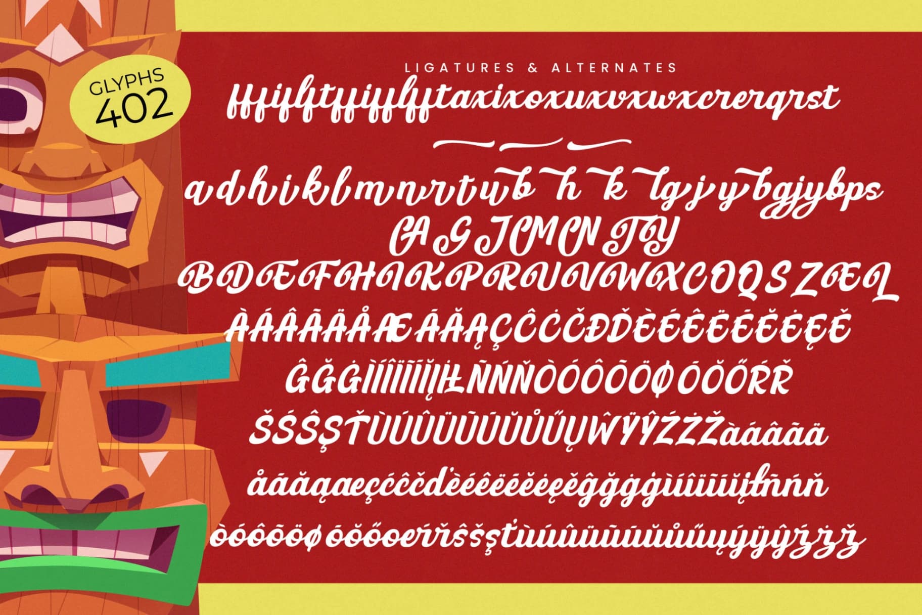 Preview 19 for America League - Modern Bold Script Font