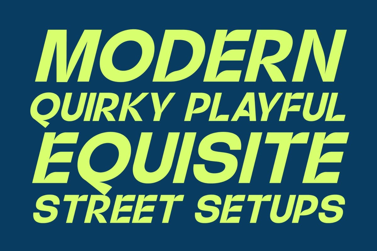 Back Race Italic - Modern Sans Serif Font font preview 5