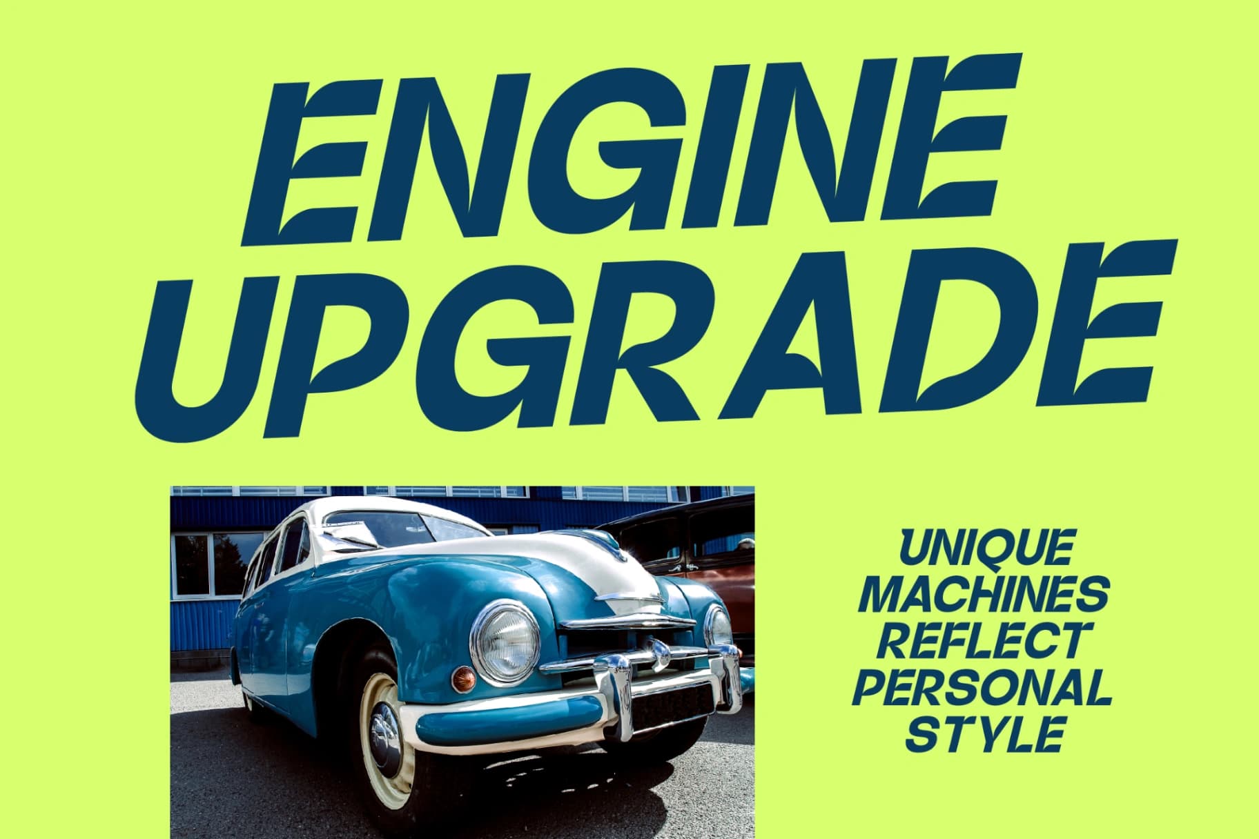 Preview 2 for Back Race Italic - Modern Sans Serif Font