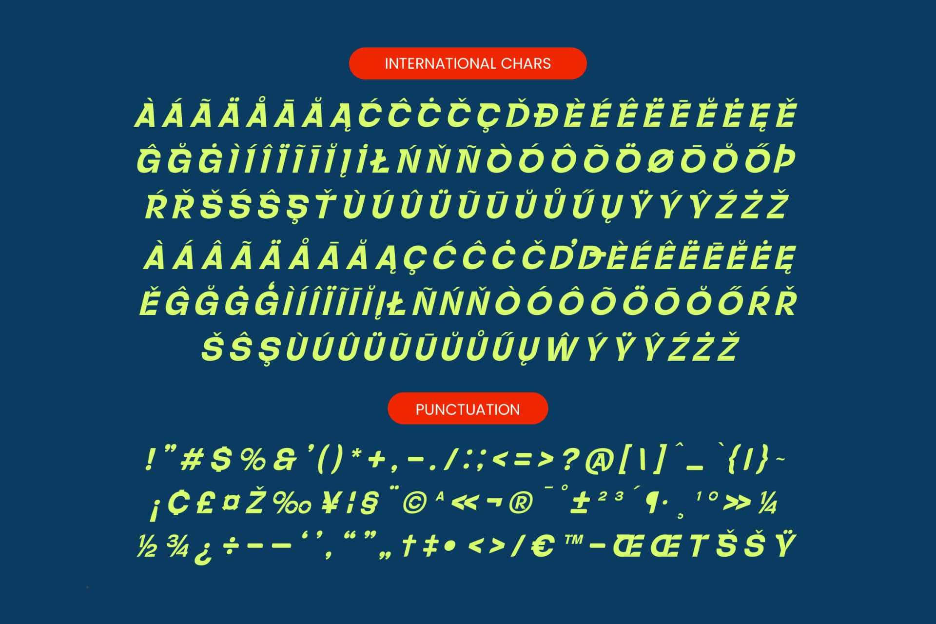 Preview 19 for Back Race Italic - Modern Sans Serif Font