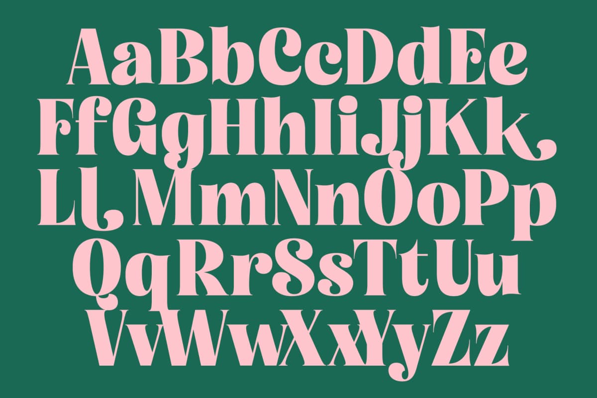 Tropic Fresh Vintage - Bold Serif Font font preview 15