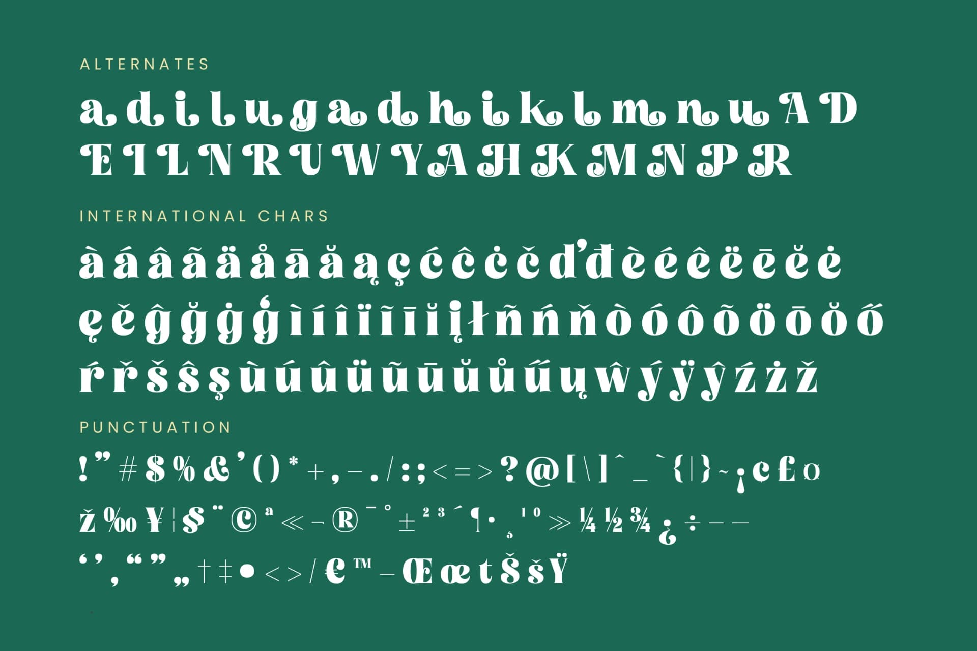 Preview 19 for Tropic Fresh Vintage - Bold Serif Font