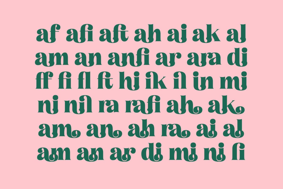 Tropic Fresh Vintage - Bold Serif Font font preview 18