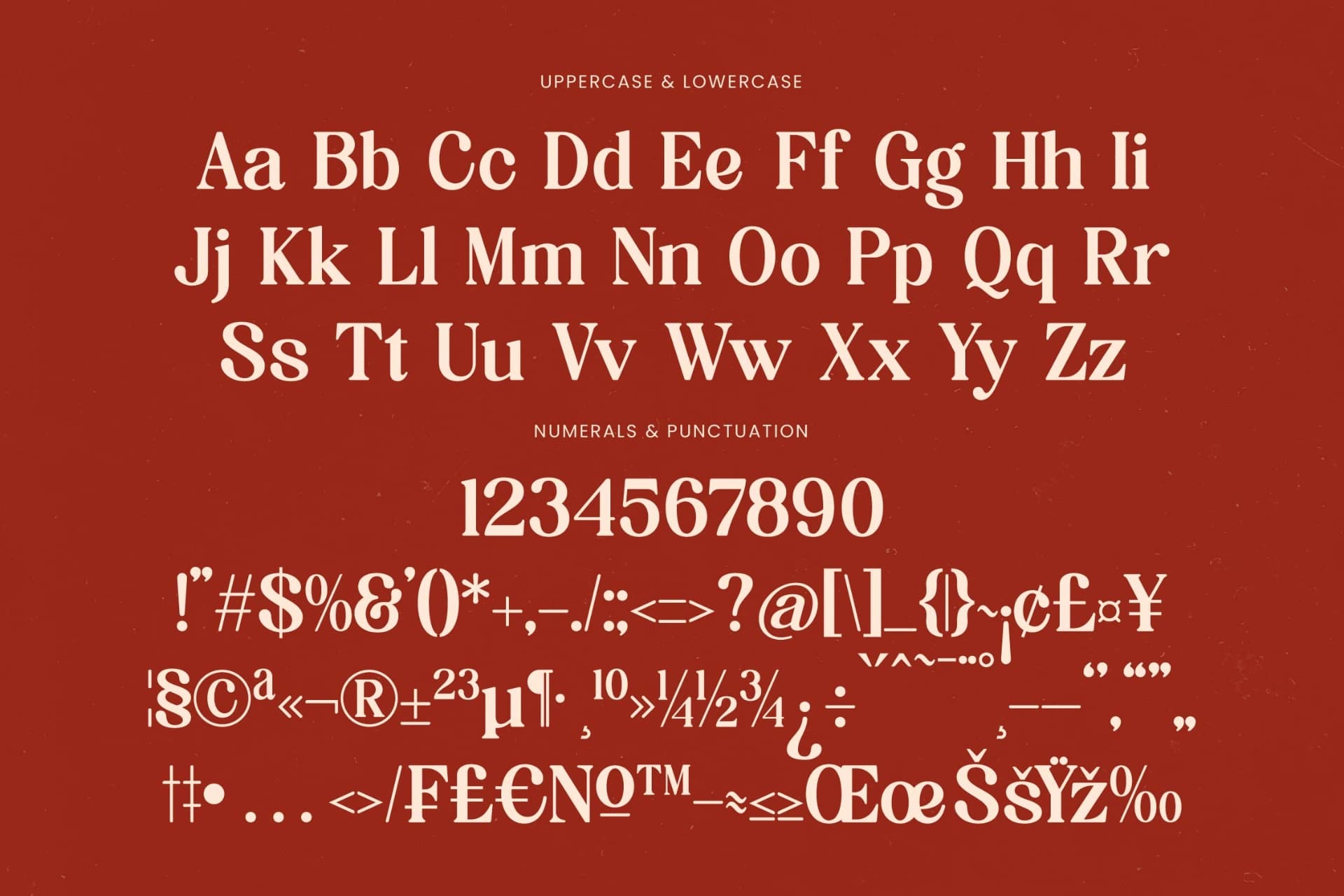 Preview 18 for Candle Midnight - Groovy Serif Display Font
