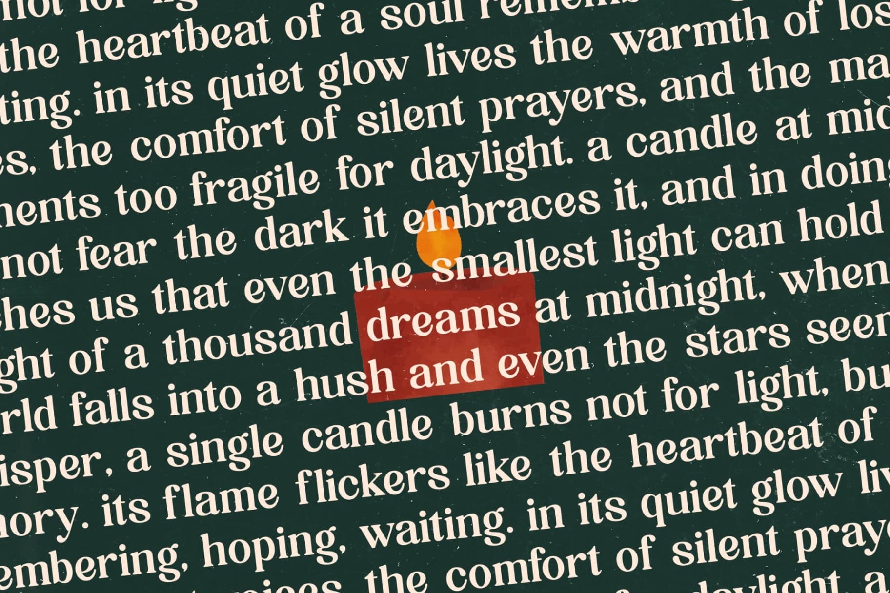 Preview 17 for Candle Midnight - Groovy Serif Display Font