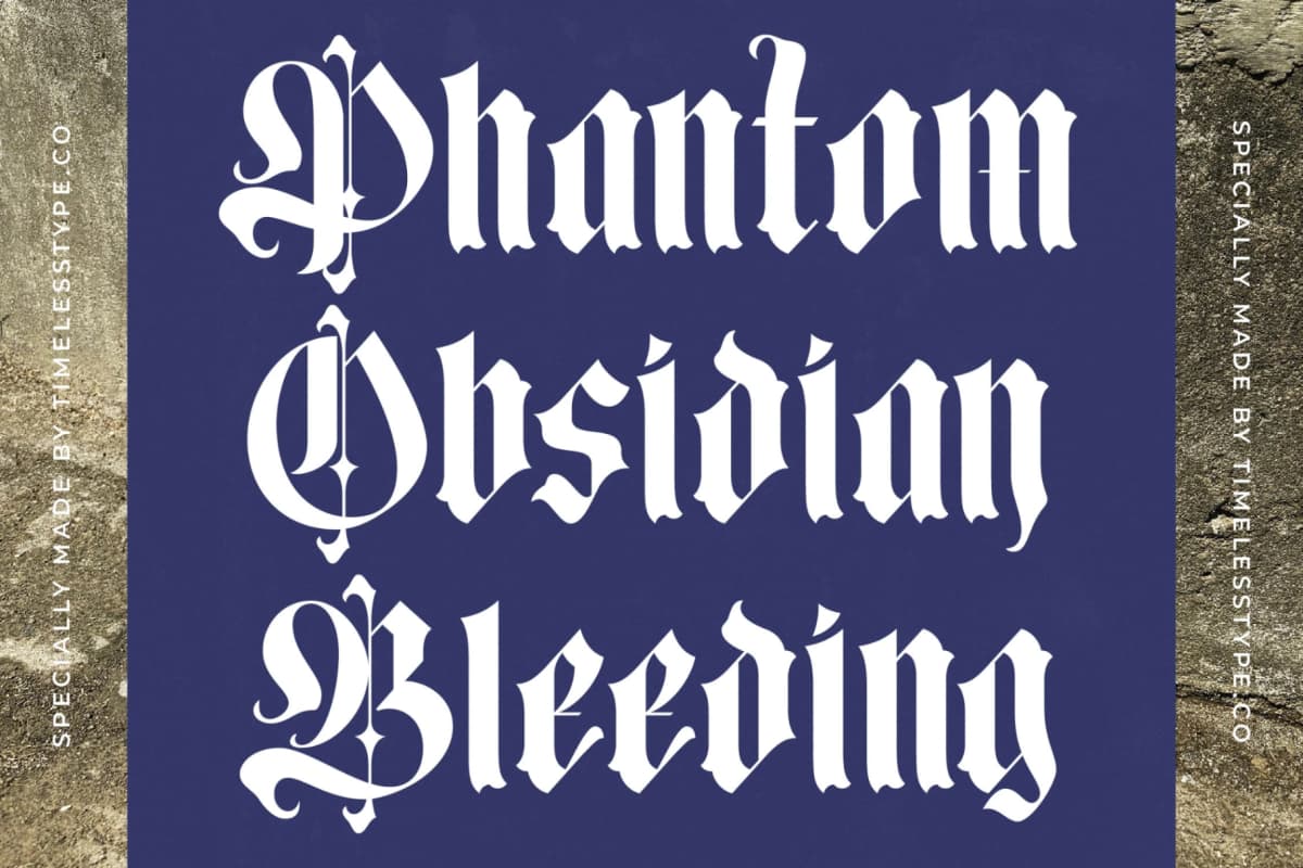 Preview 17 for Mooltens - Blackletter Font