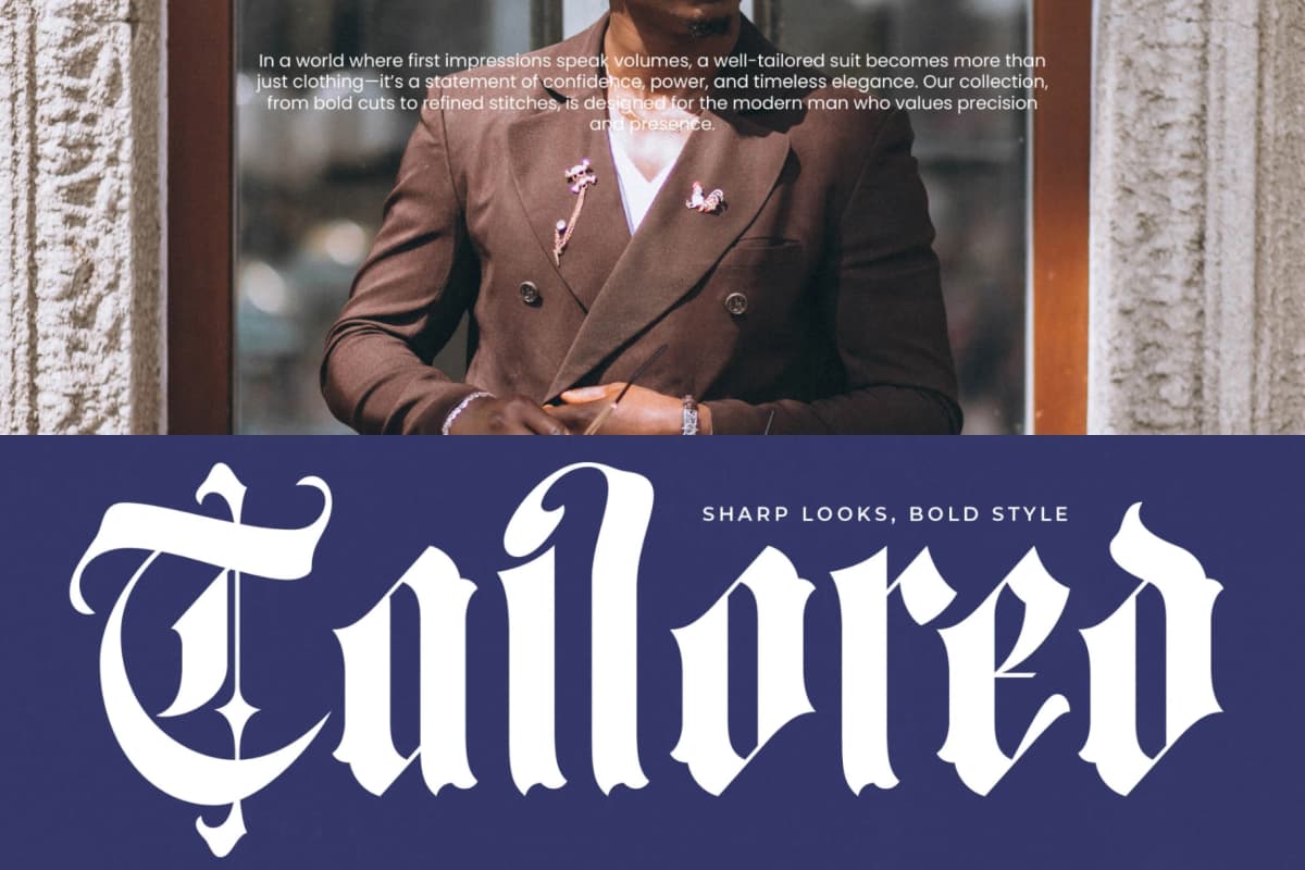 Preview 15 for Mooltens - Blackletter Font