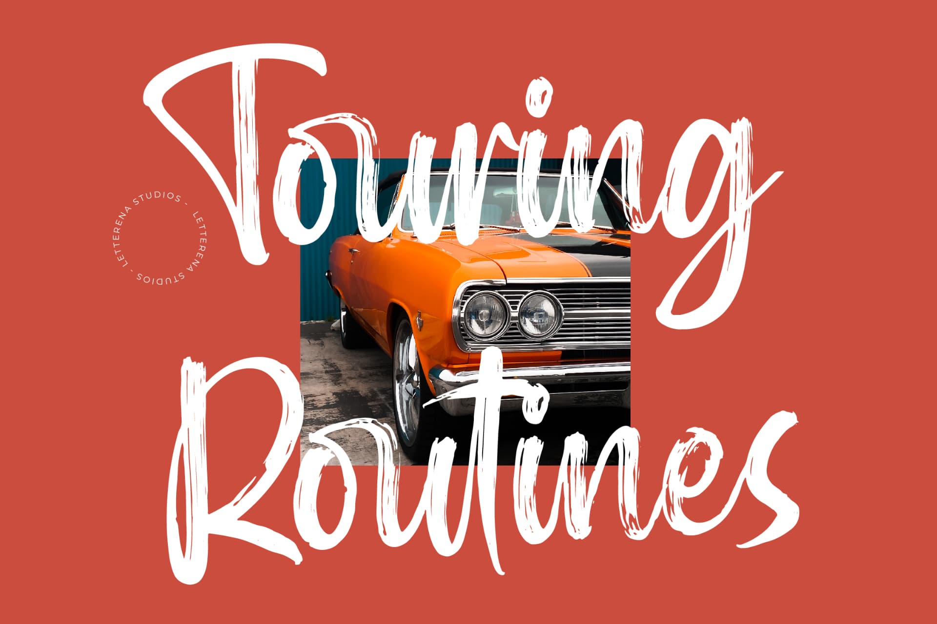 Preview 3 for Mayory Overlag - Bold Brush Font