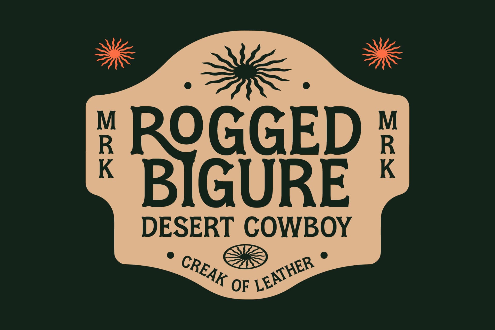 Preview 5 for Locatro - Western Display Typeface Font
