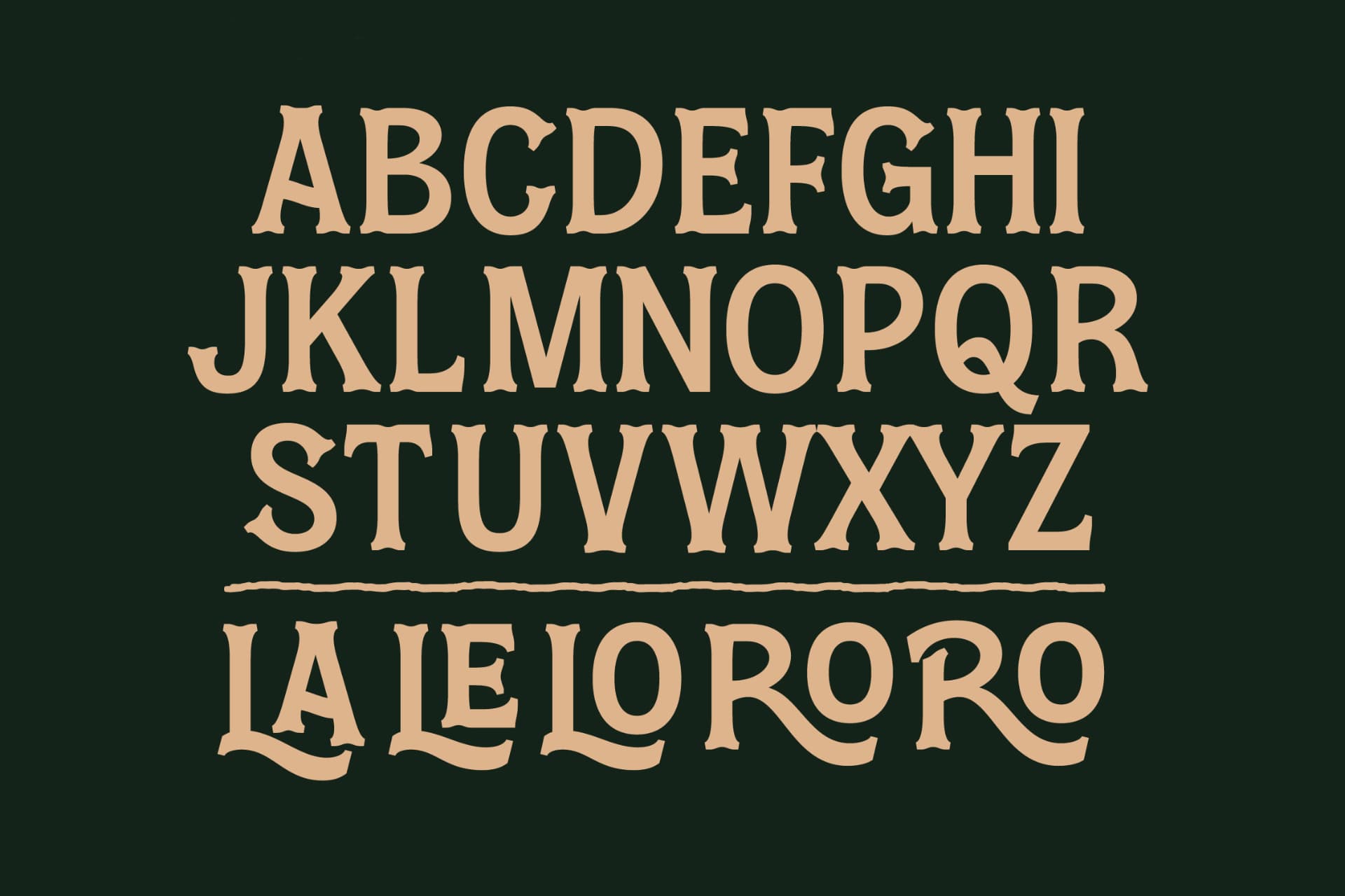 Preview 13 for Locatro - Western Display Typeface Font