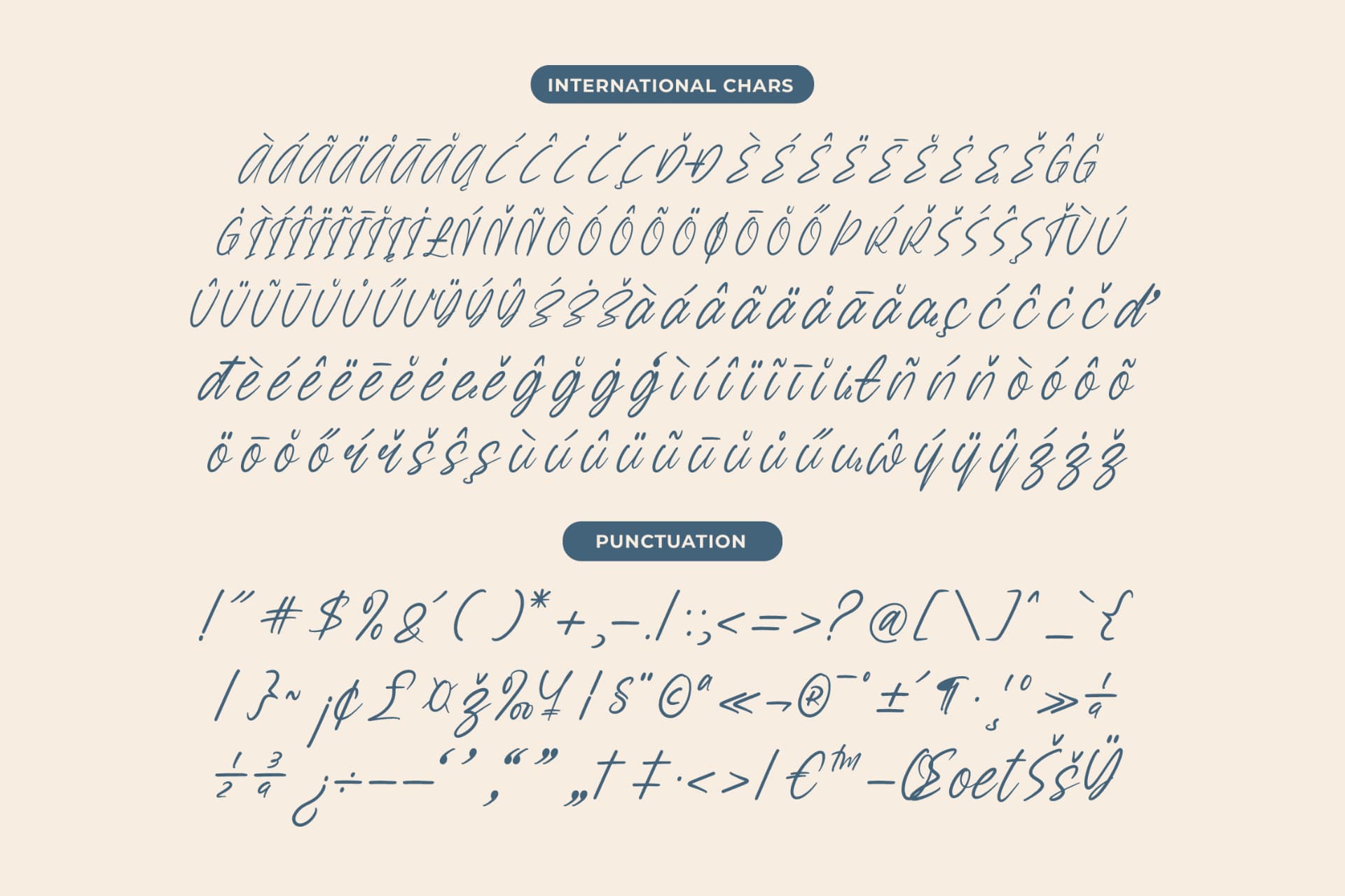 Preview 13 for Bugley Yarkest – Aesthetic Handwritten Font