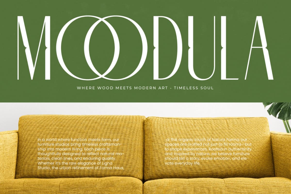 Classic Makore - Modern Display Serif Font font preview 12
