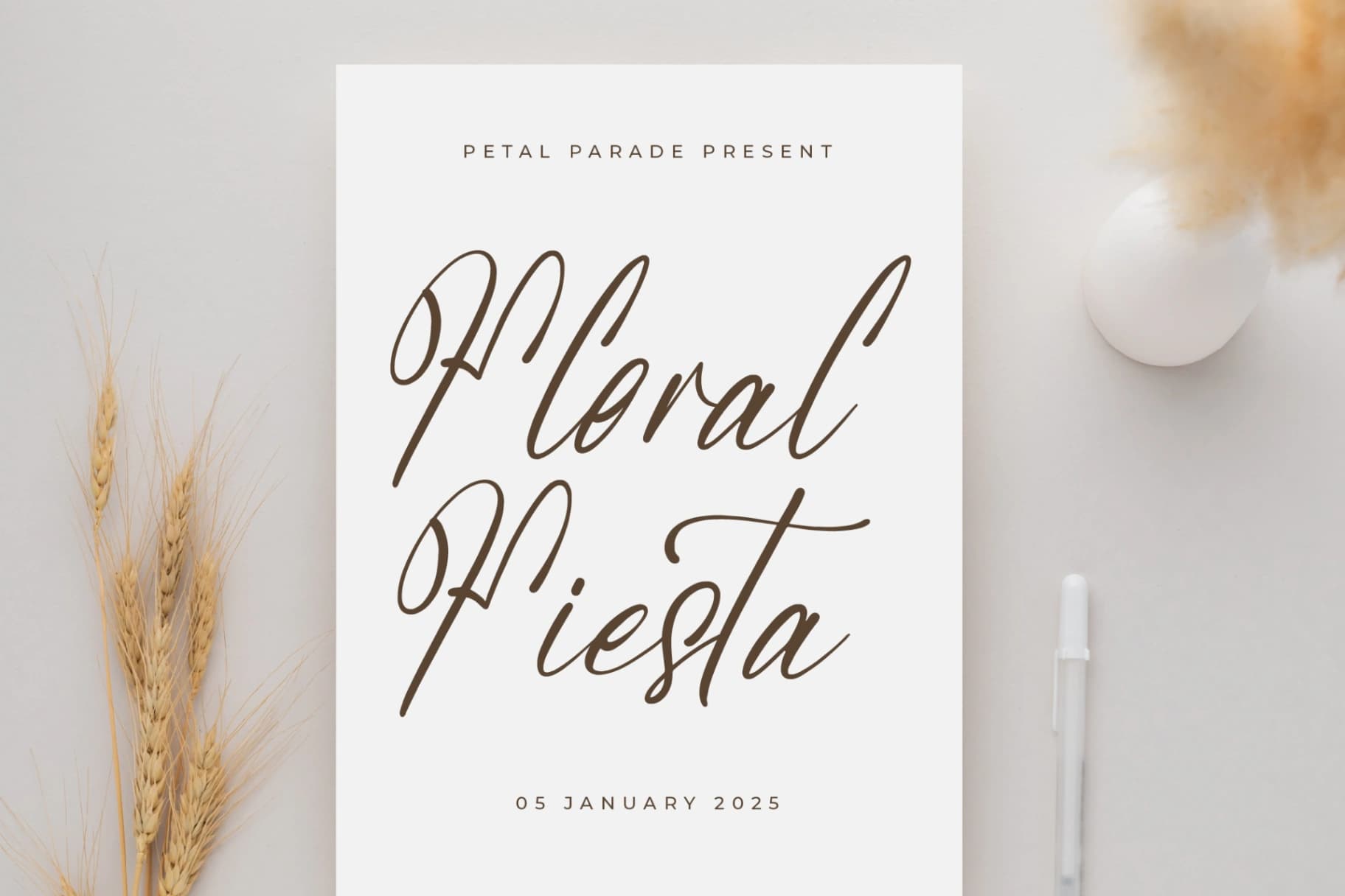 Preview 7 for Rustic Astera – Modern Handwritten Script
