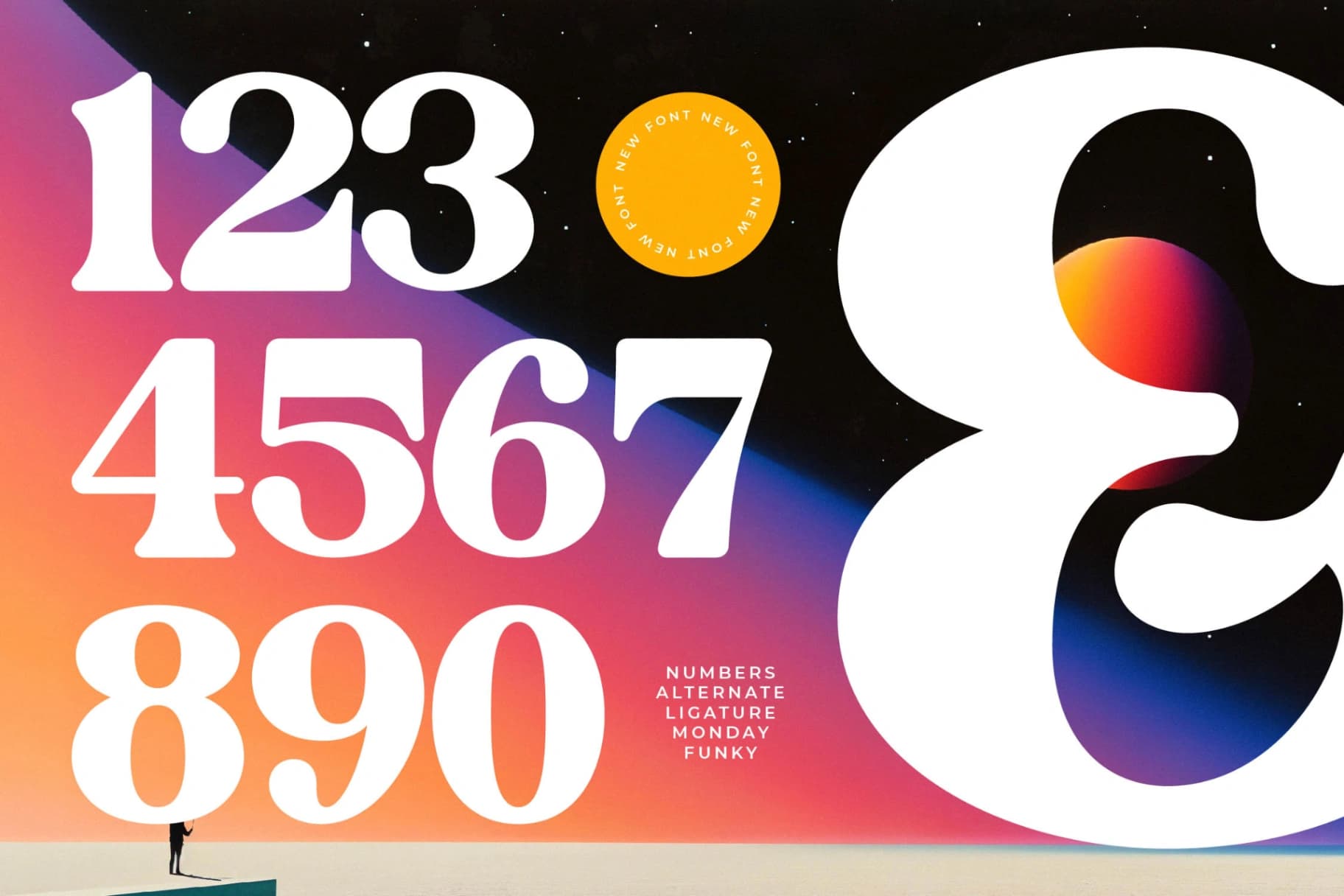 Preview 12 for Monday Funky - Modern Serif Font