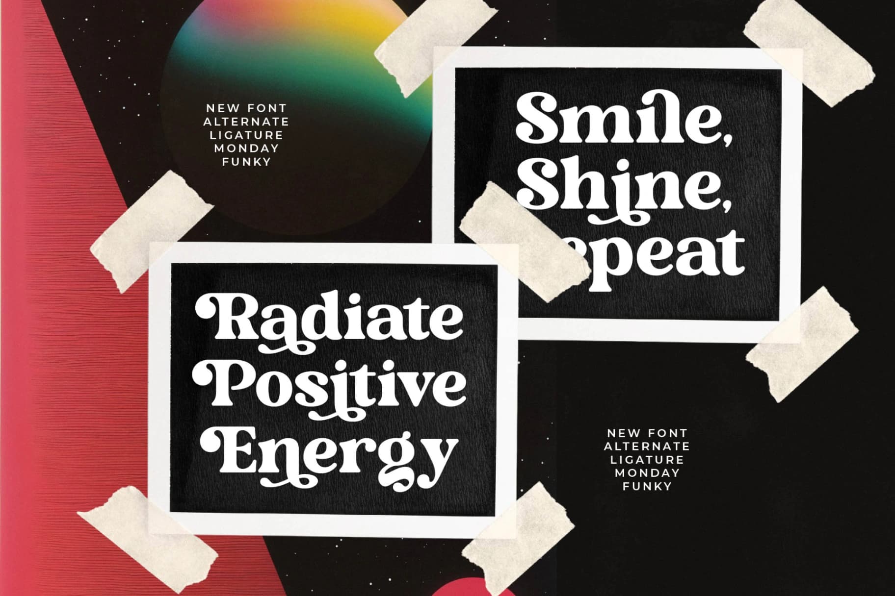 Preview 7 for Monday Funky - Modern Serif Font