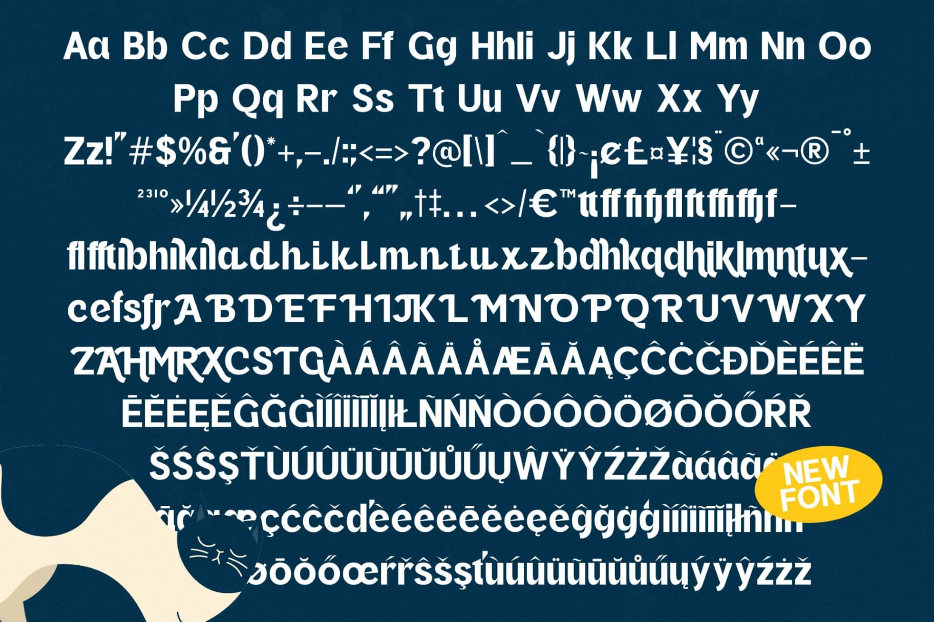 Preview 19 for Oritale - Modern Display Font