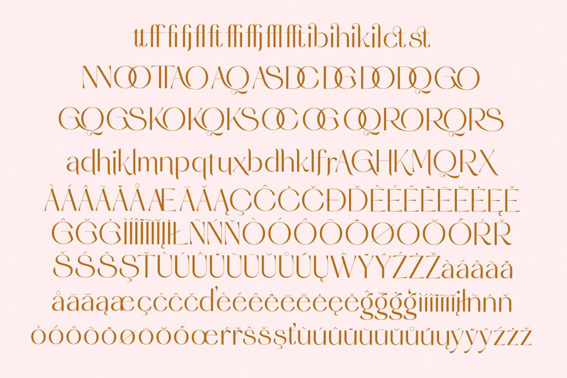 Preview 18 for Stack Qisplay - Elegant Sans Serif Font