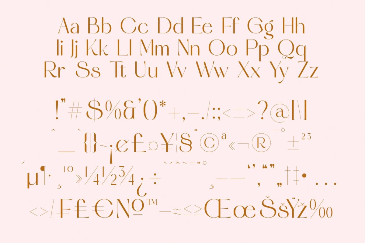Stack Qisplay - Elegant Sans Serif Font font preview 19