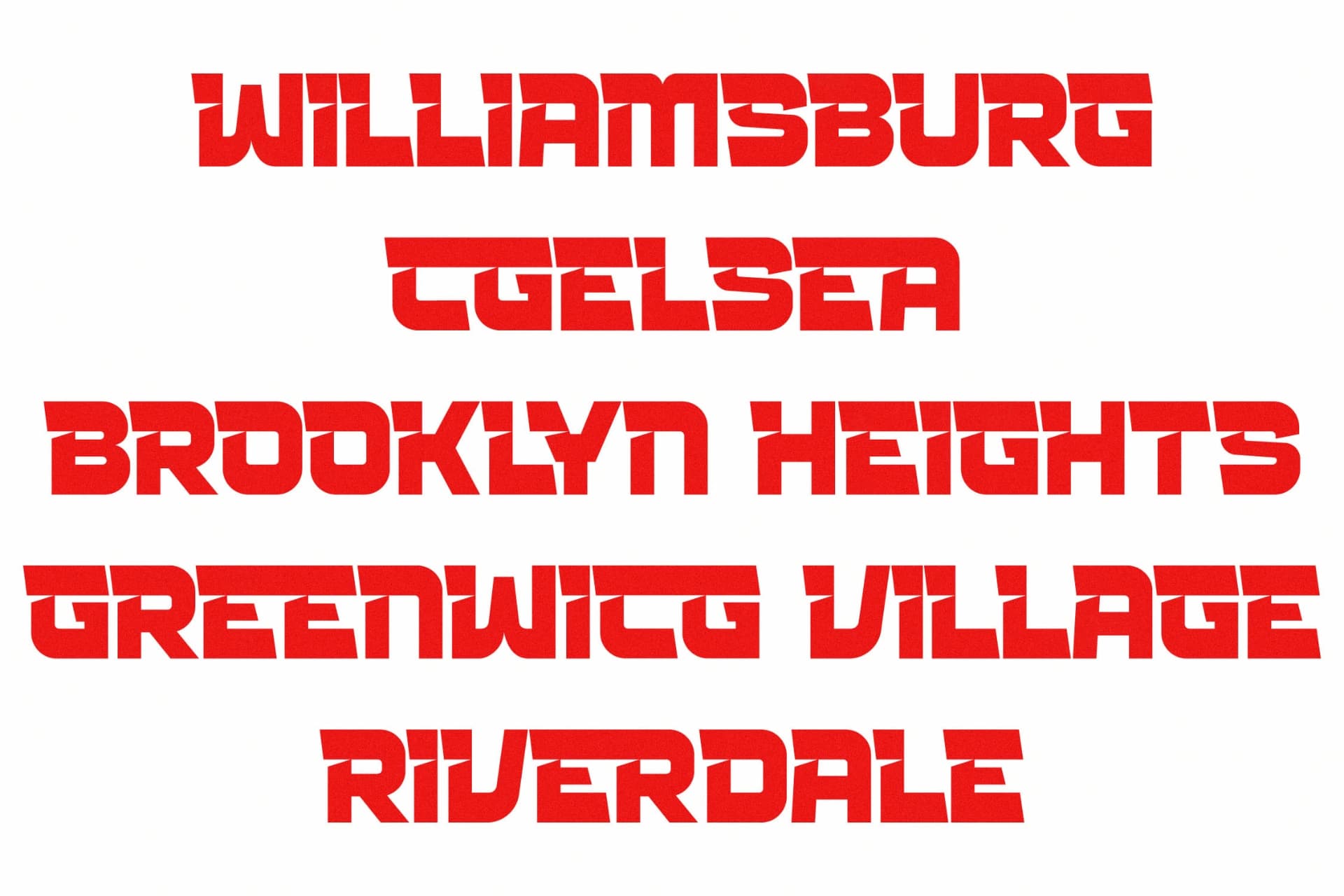 Preview 12 for Rocket Track - Modern Display Font