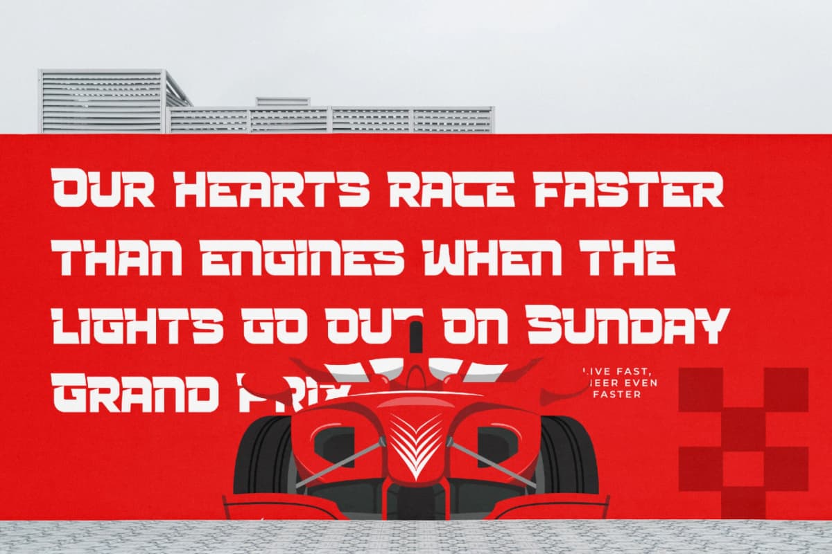 Rocket Track - Modern Display Font font preview 11