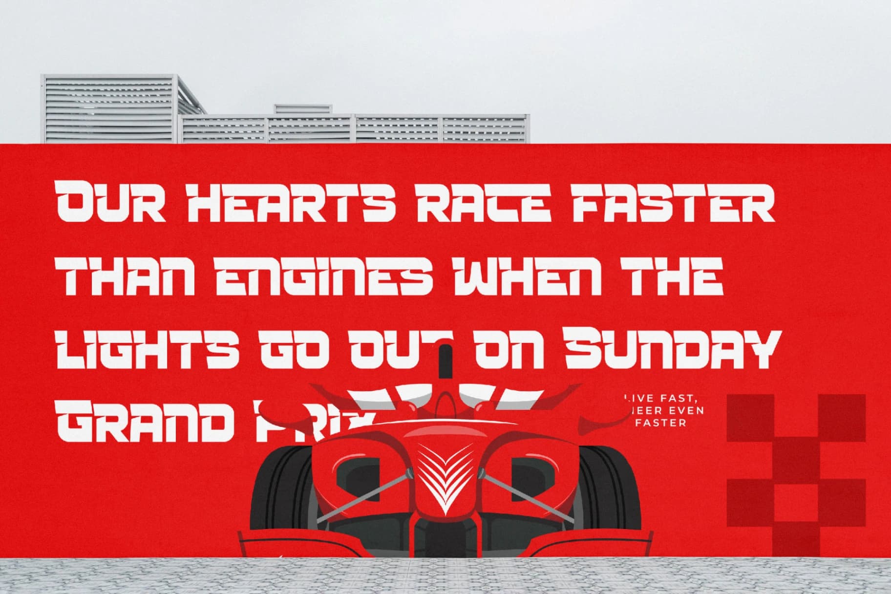 Preview 11 for Rocket Track - Modern Display Font