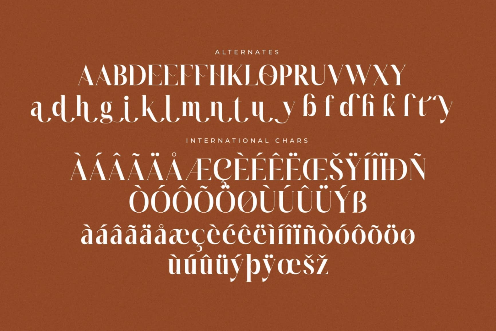 Preview 14 for Glanity – Modern Serif Font