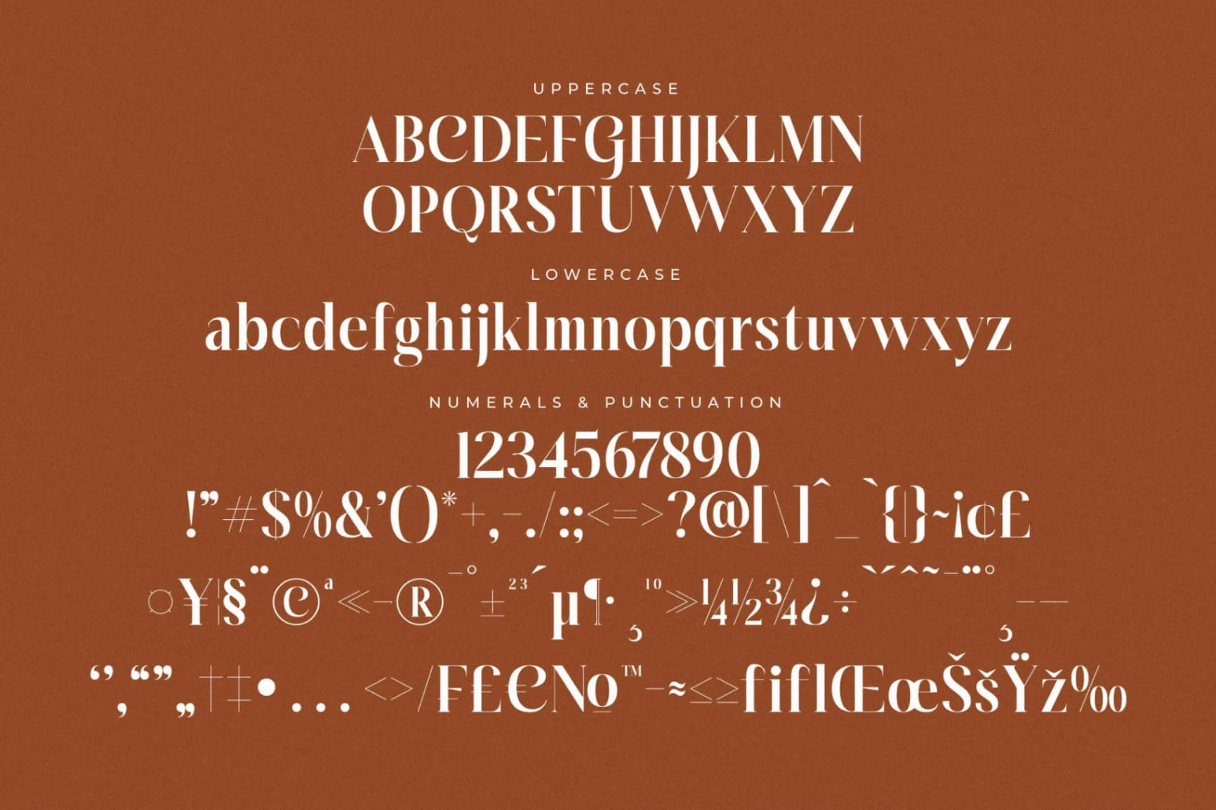 Preview 13 for Glanity – Modern Serif Font