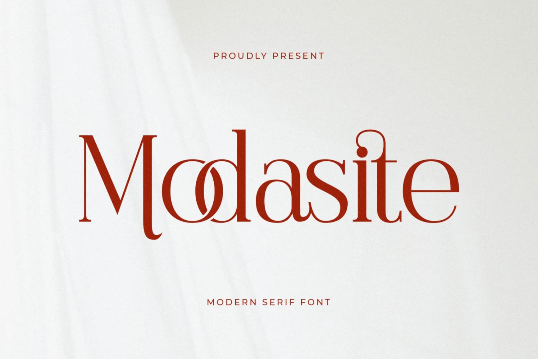 Preview of Modasite – Modern Serif Font font