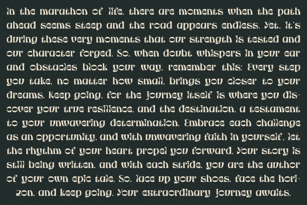 Preview 6 for Waflerd – Modern Display Font