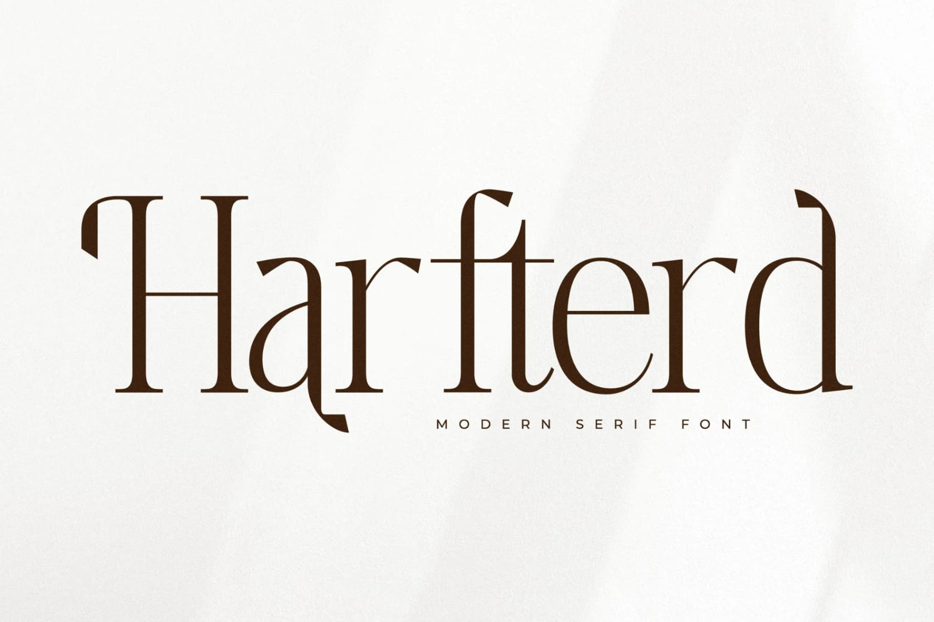 Preview of Harfterd – Modern Serif Font font