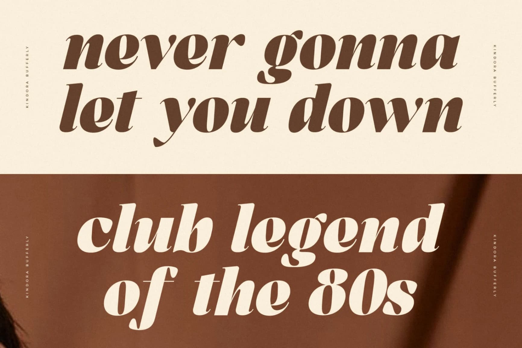 Preview 5 for Kindora Bufferly – Modern Vintage Serif Font