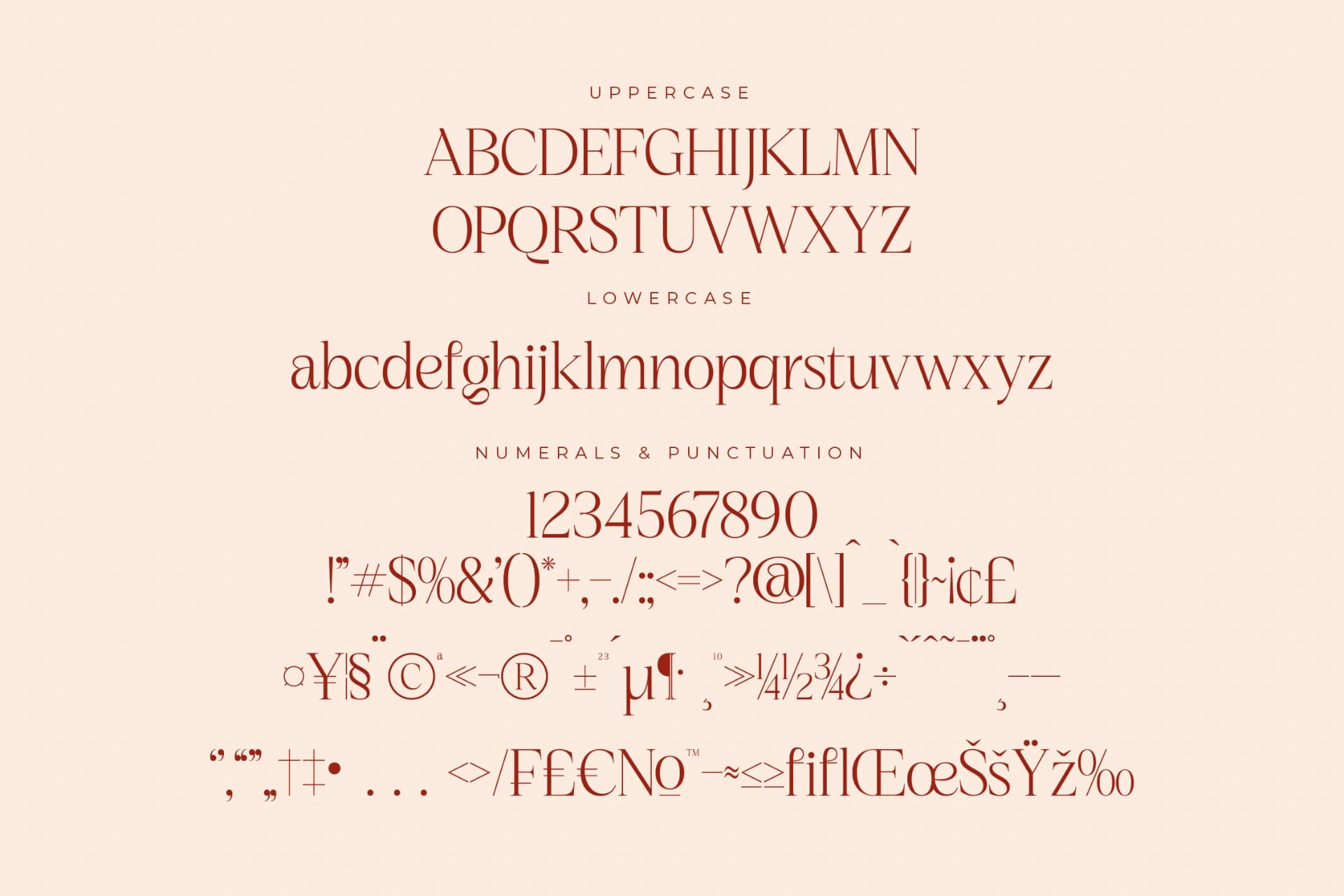 Preview 13 for Nagista – Modern Serif Font