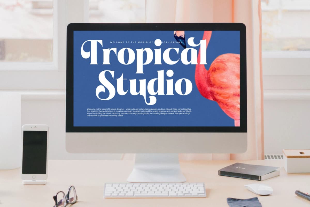 Night Roasty - Modern Serif Font font preview 4
