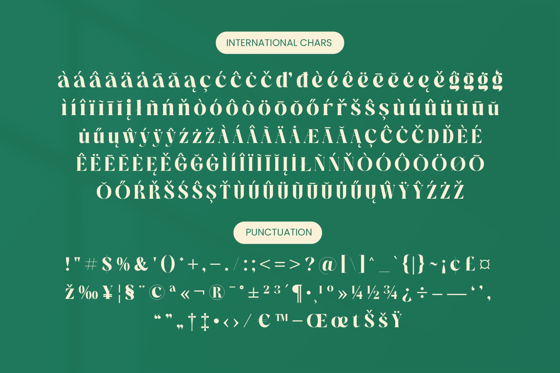Preview 19 for The Bencoy - Modern Serif Font