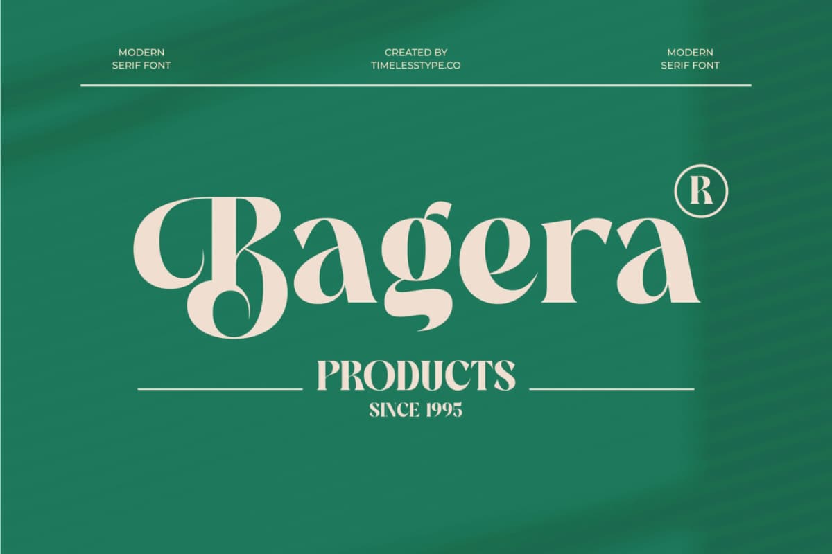 The Bencoy - Modern Serif Font font preview 11