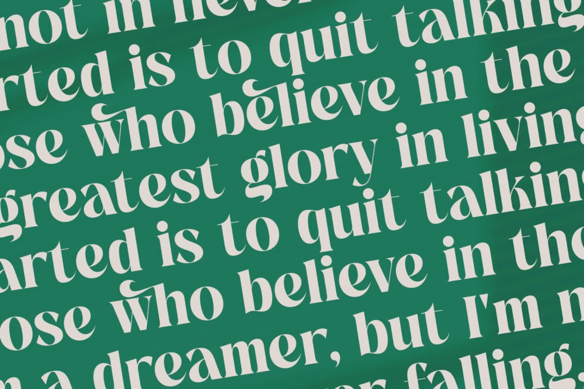 The Bencoy - Modern Serif Font font preview 17