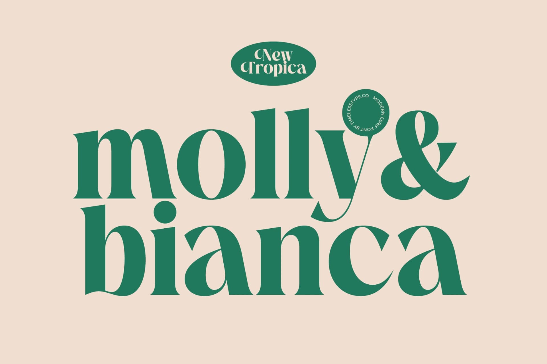 Preview 4 for The Bencoy - Modern Serif Font