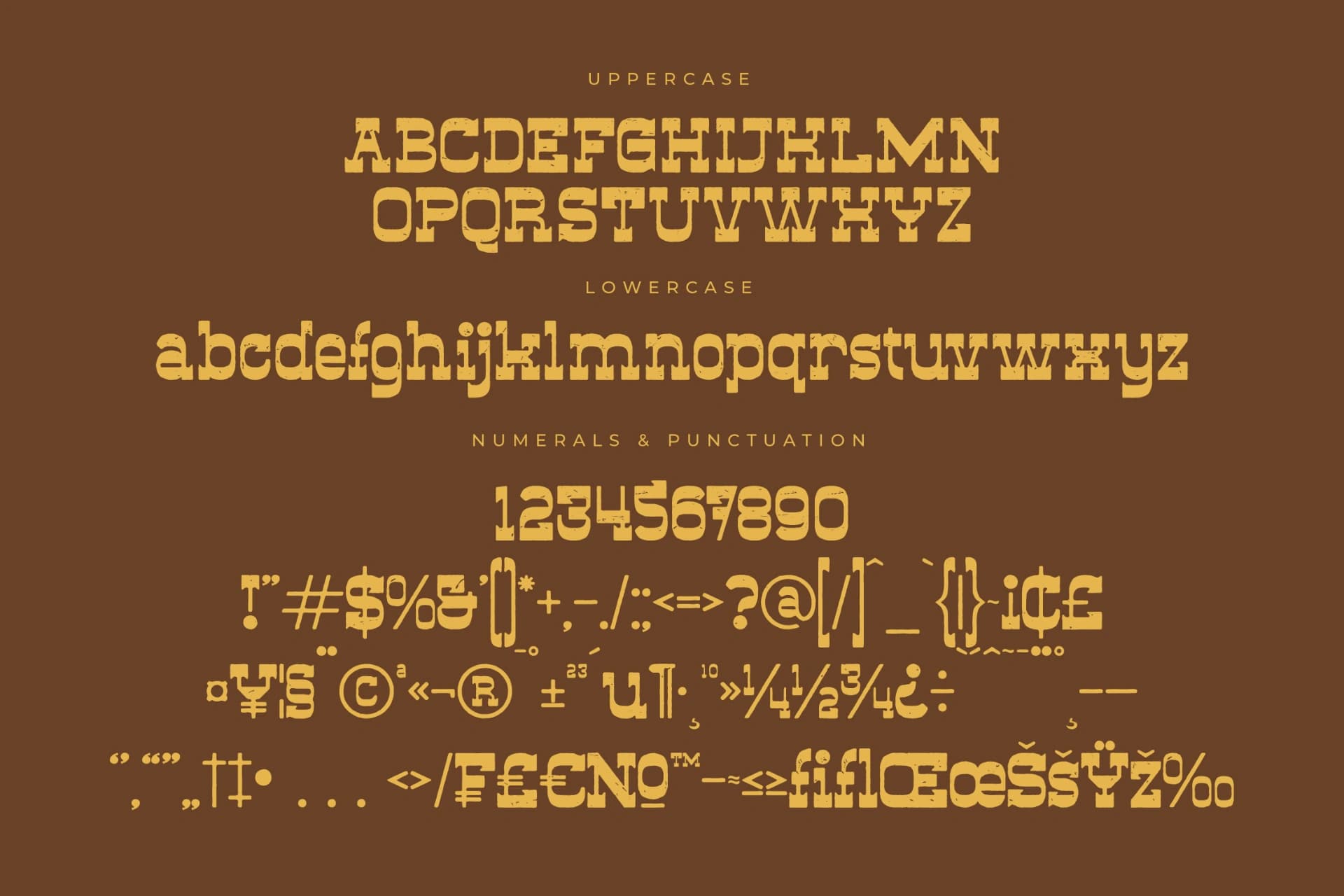Preview 13 for Austin Ghodes – Slab Serif Font