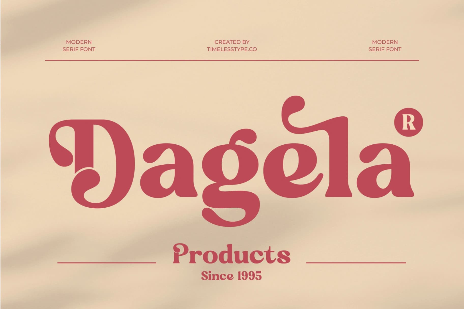 Preview 4 for Regina Bonita - Modern Retro Serif Font